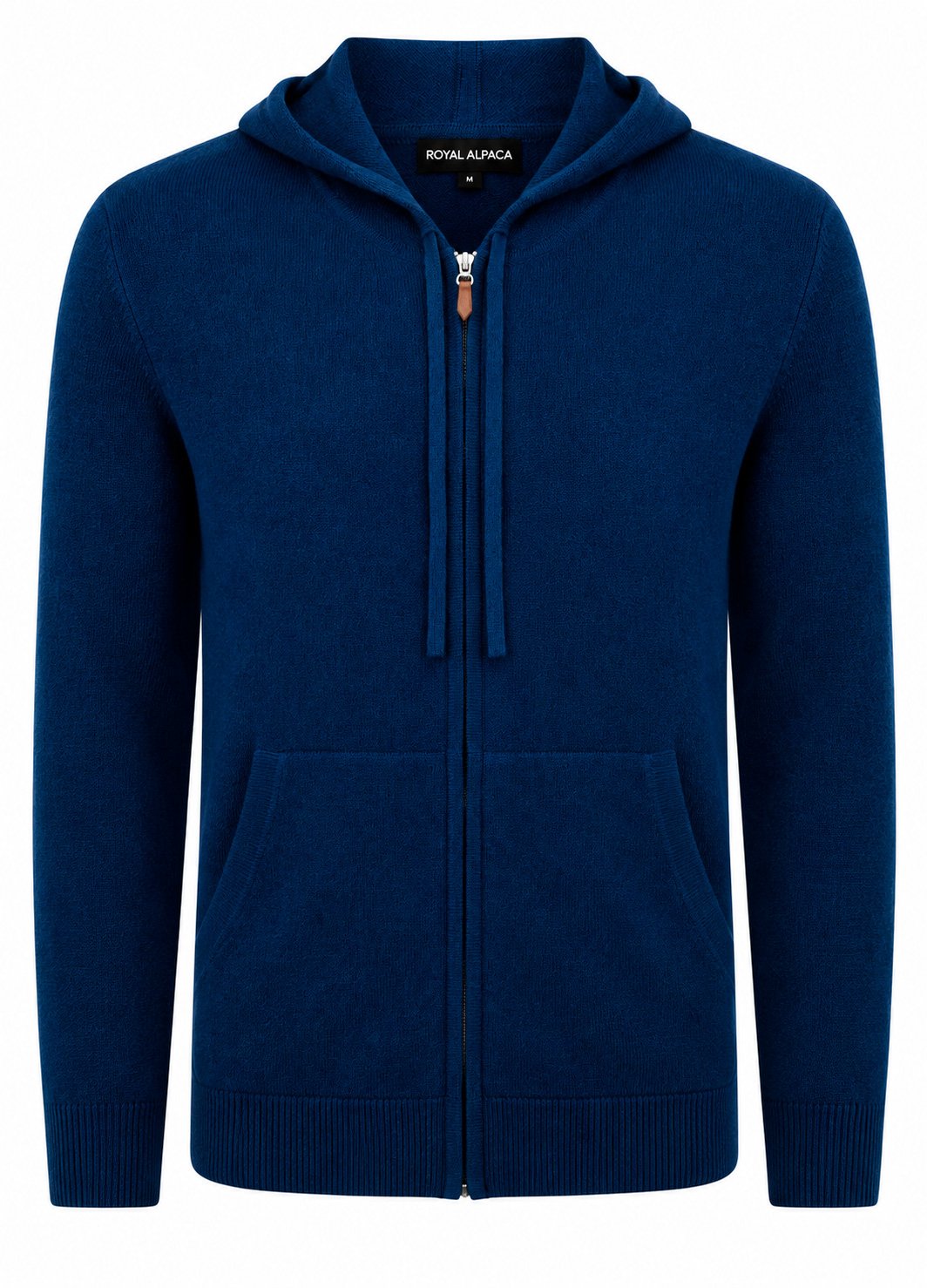 Luxurious Baby Alpaca Zip-Up Hoodie