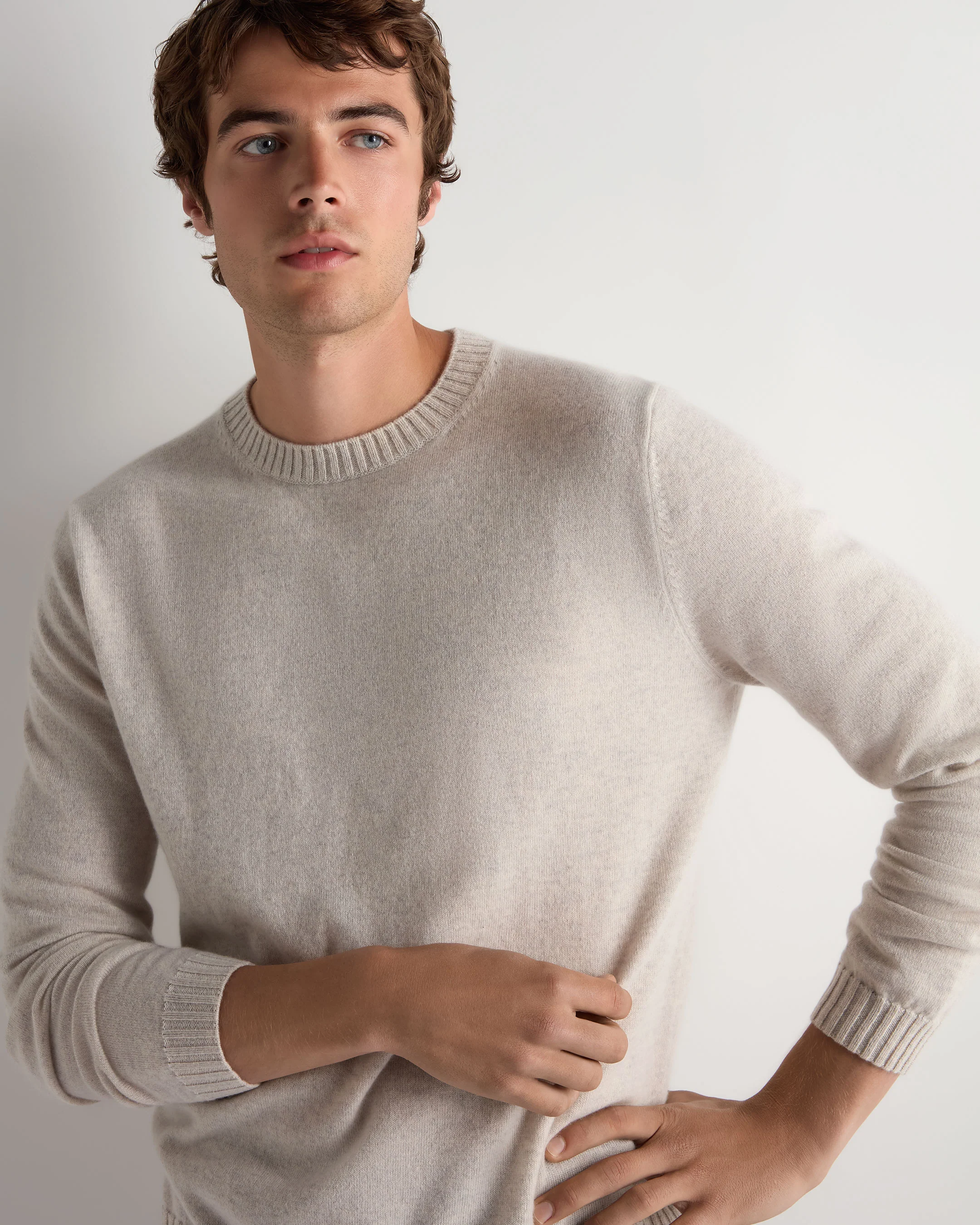 Men’s Classic Baby Alpaca Sweater