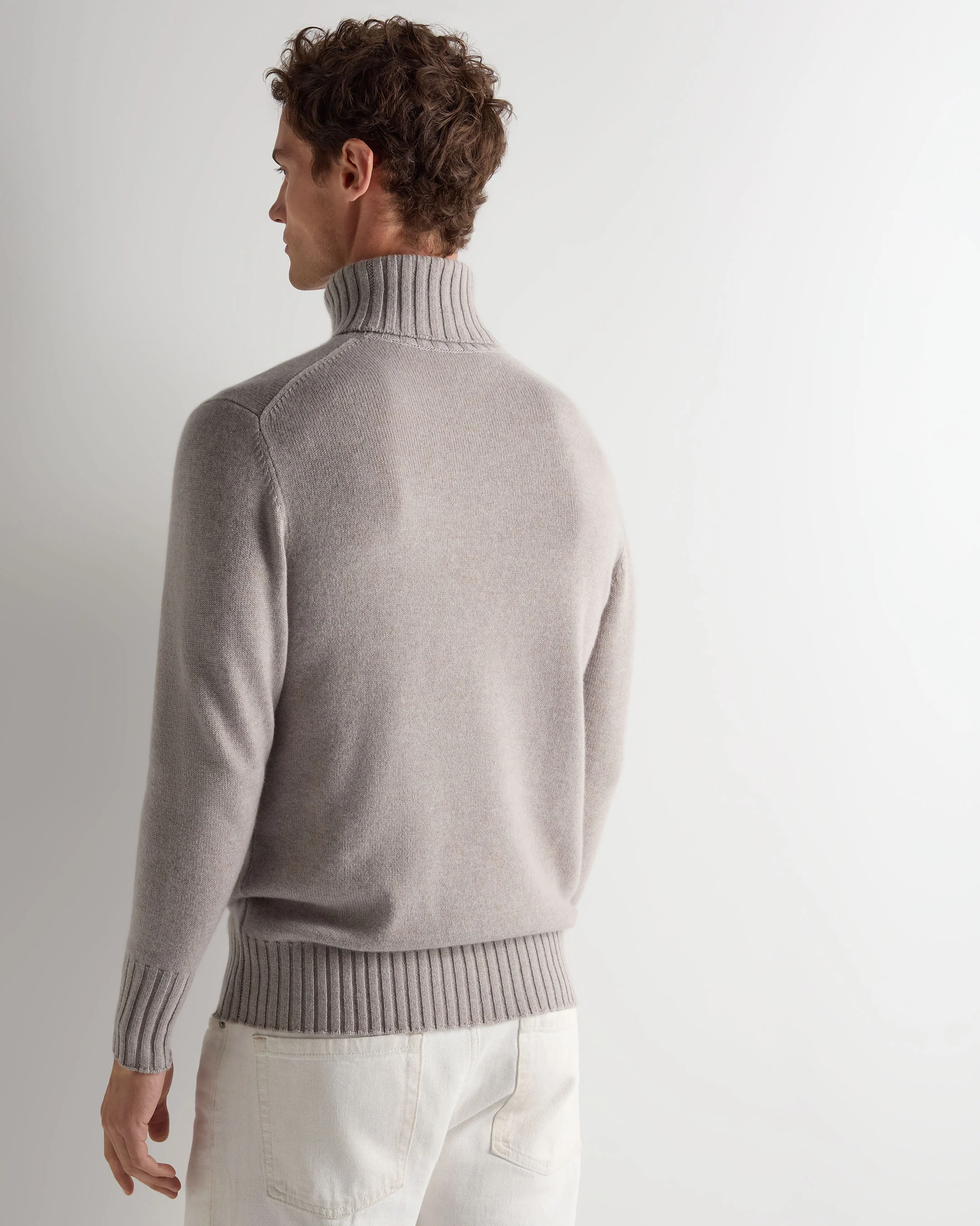 Baby Alpaca Roll Neck Sweater