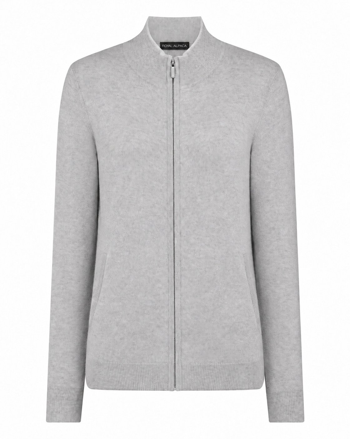 Women's Baby Alpaca Zip Cardigan