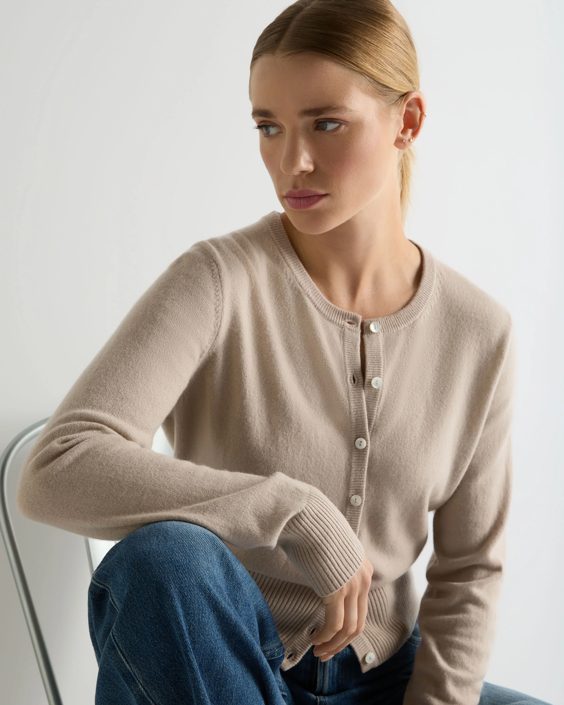 Women's Baby Alpaca Cardigan