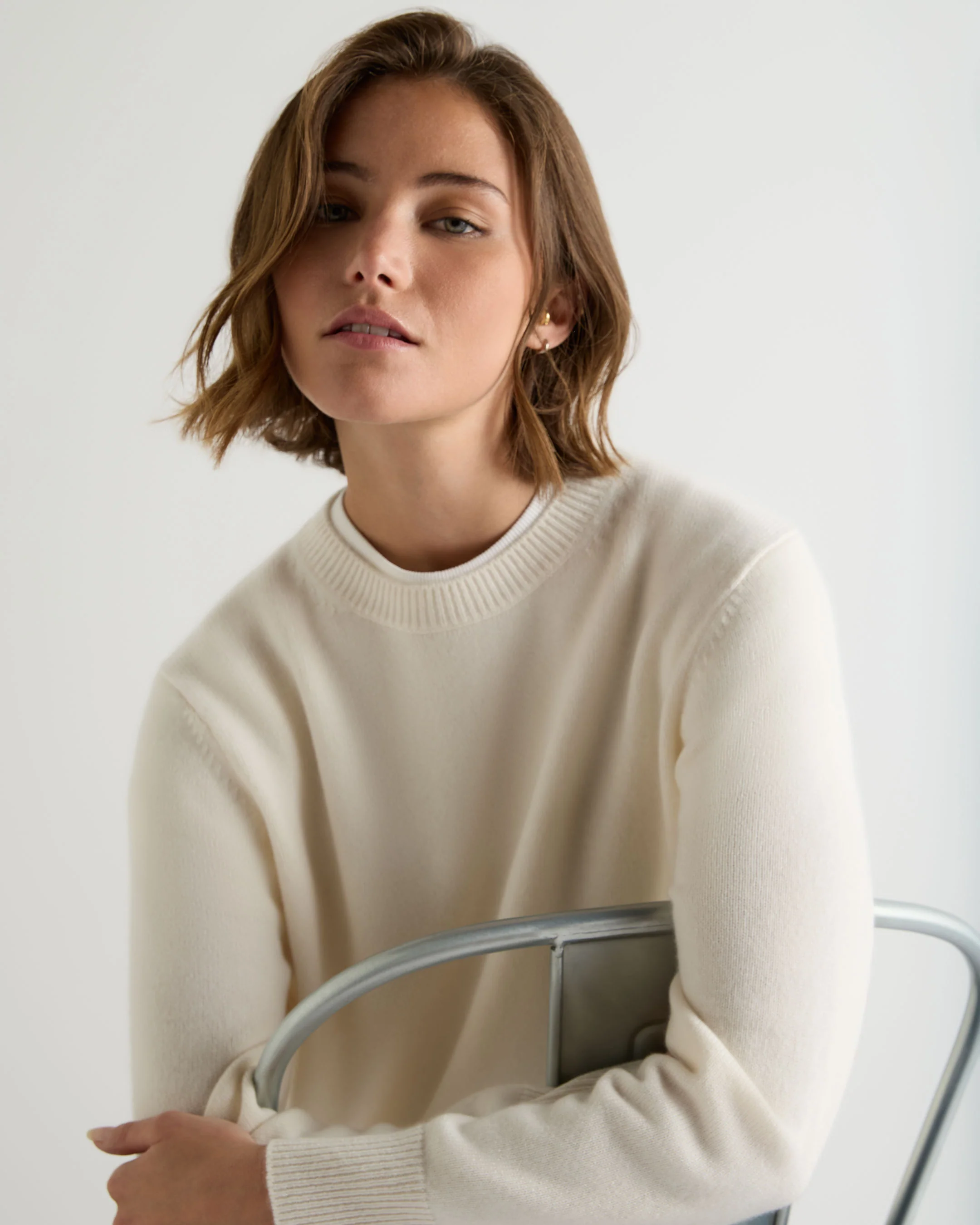 Women's Baby Alpaca Turtleneck Sweater — view 2